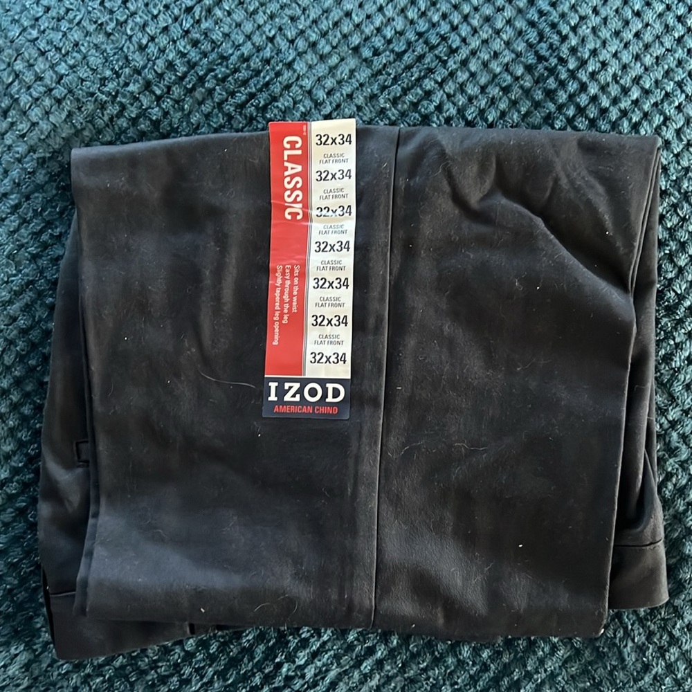 Men’s Izod Navy Pants - Picture 3 of 3